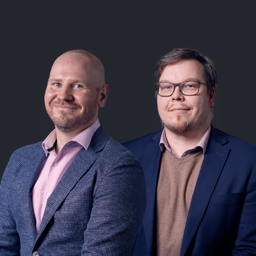 Webinaari - vientistrategiat. Puhujat Niklas ja Lauri