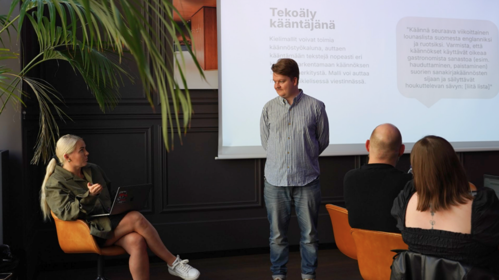 Tekoälykoulutus, Noho Partners, Stina Mäntyniemi - Henri saarela